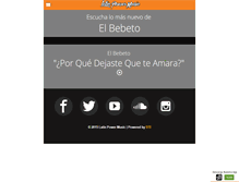 Tablet Screenshot of latinpowermusic.com.mx